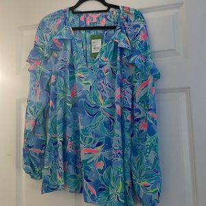 🏝lilly Pulitzer ELORA top